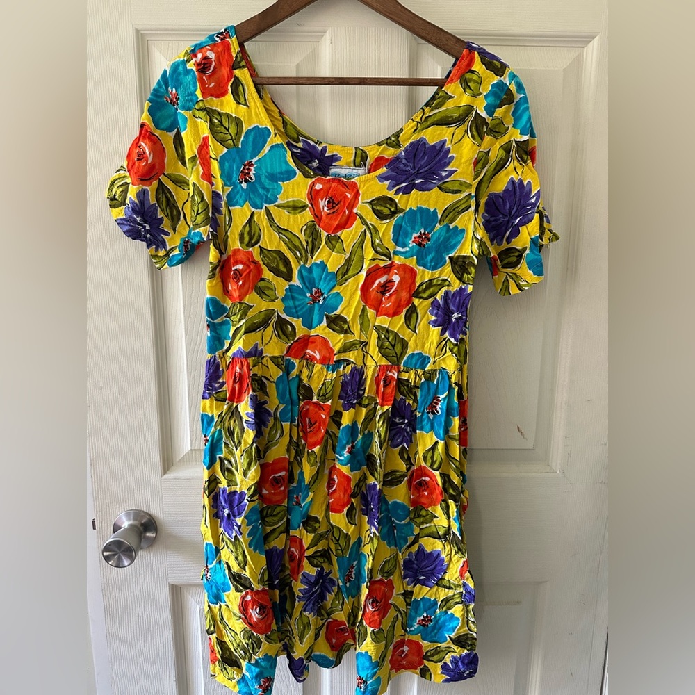 Vintage floral dress